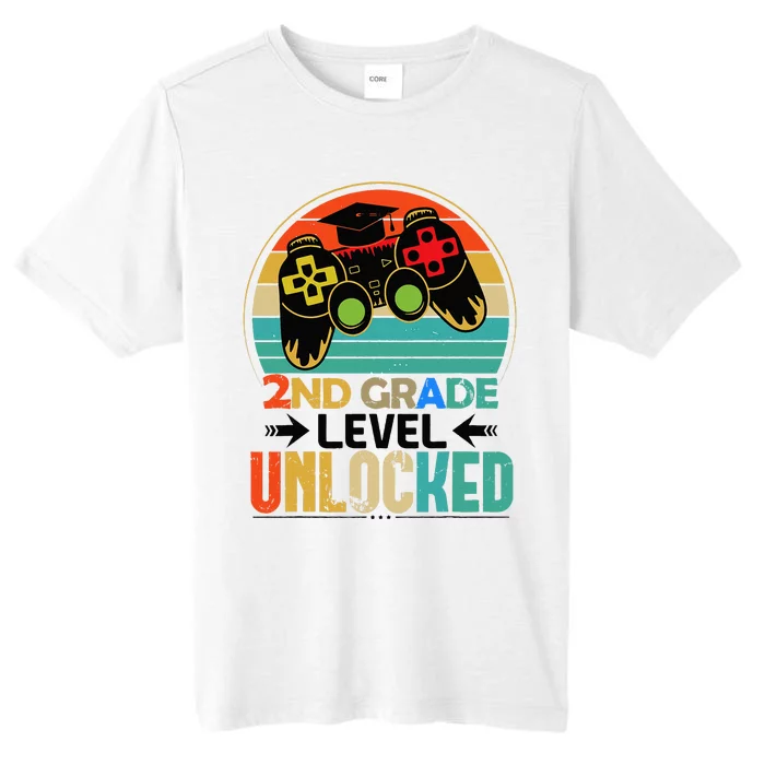 Level 2nd Grade Unlocked Back To School First Day ChromaSoft Performance T-Shirt