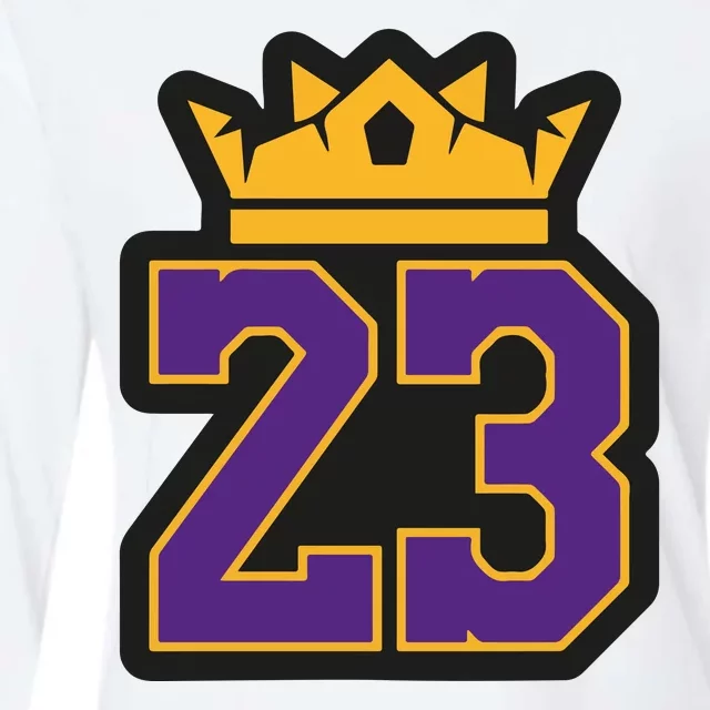 Lebron 23 King Jersey Womens Cotton Relaxed Long Sleeve T-Shirt