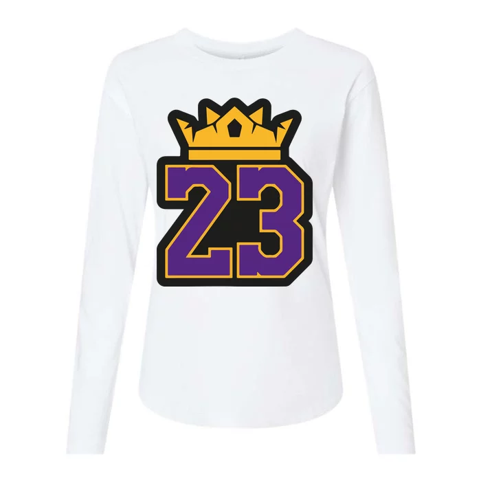 Lebron 23 King Jersey Womens Cotton Relaxed Long Sleeve T-Shirt