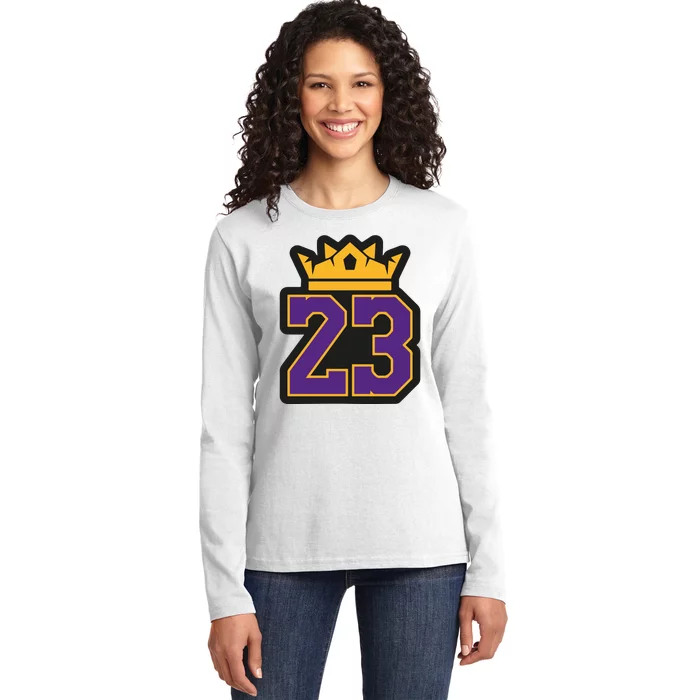 Lebron 23 King Jersey Ladies Long Sleeve Shirt