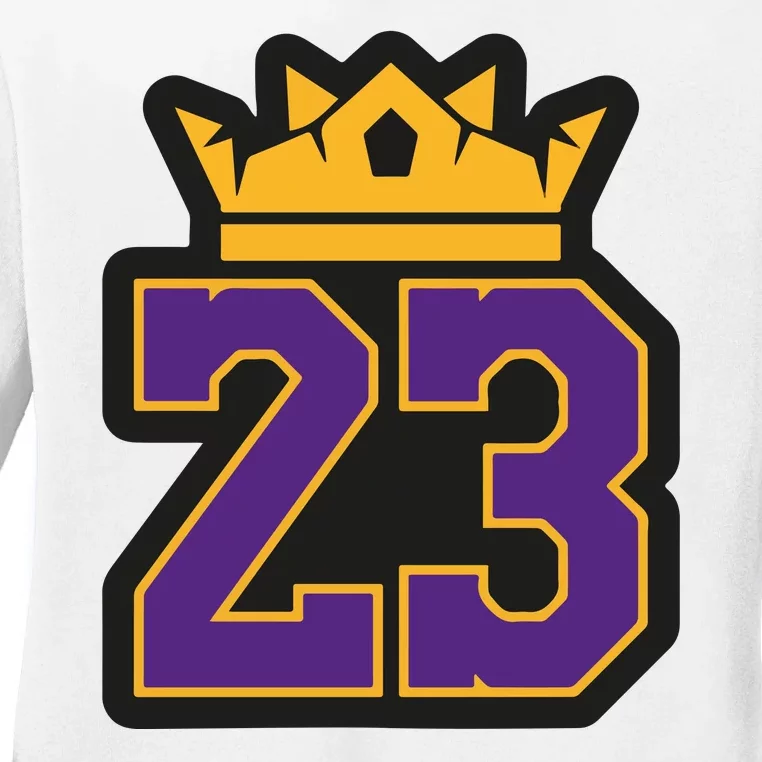 Lebron 23 King Jersey Ladies Long Sleeve Shirt