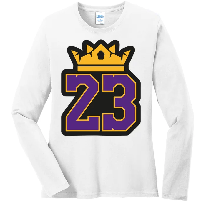 Lebron 23 King Jersey Ladies Long Sleeve Shirt