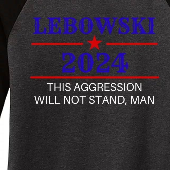 Lebowski 2024 Women's Tri-Blend 3/4-Sleeve Raglan Shirt