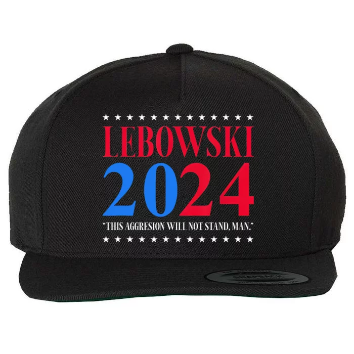 Lebowski 2024 Political Election Vote Wool Snapback Cap