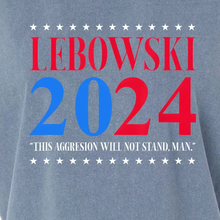 Lebowski 2024 Political Election Vote Garment-Dyed Women's Muscle Tee