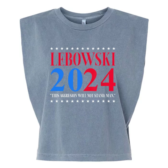 Lebowski 2024 Political Election Vote Garment-Dyed Women's Muscle Tee