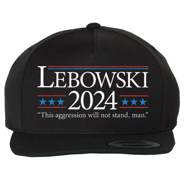 Lebowski 2024 Political Election Vote 2024 Wool Snapback Cap