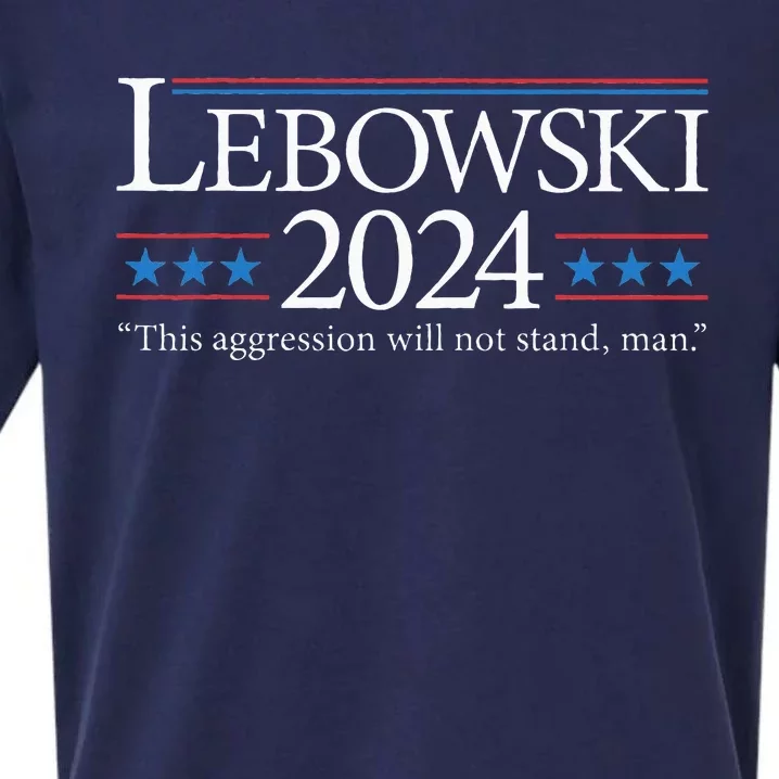 Lebowski 2024 Political Election Vote 2024 Sueded Cloud Jersey T-Shirt