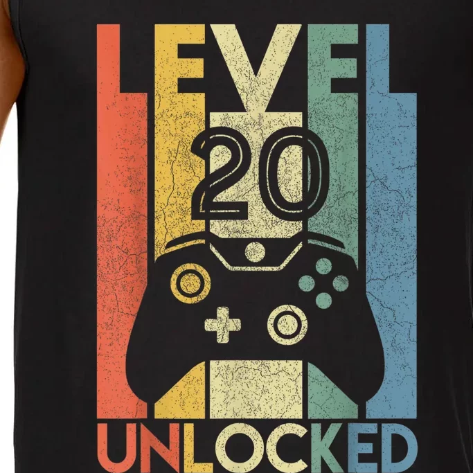 Level 20 Unlocked Shirt Funny Video Gamer 20th Birthday Gift Comfort Colors® Tank Top