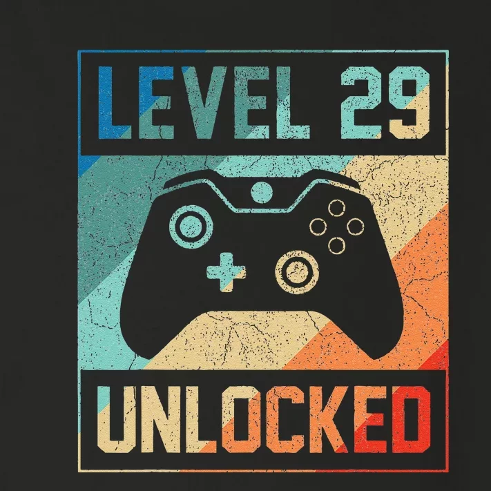 Level 29 Unlocked Video Gamer 29th Birthday Gifts Toddler Long Sleeve Shirt