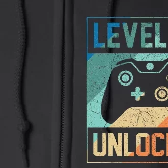 Level 29 Unlocked Video Gamer 29th Birthday Gifts Full Zip Hoodie