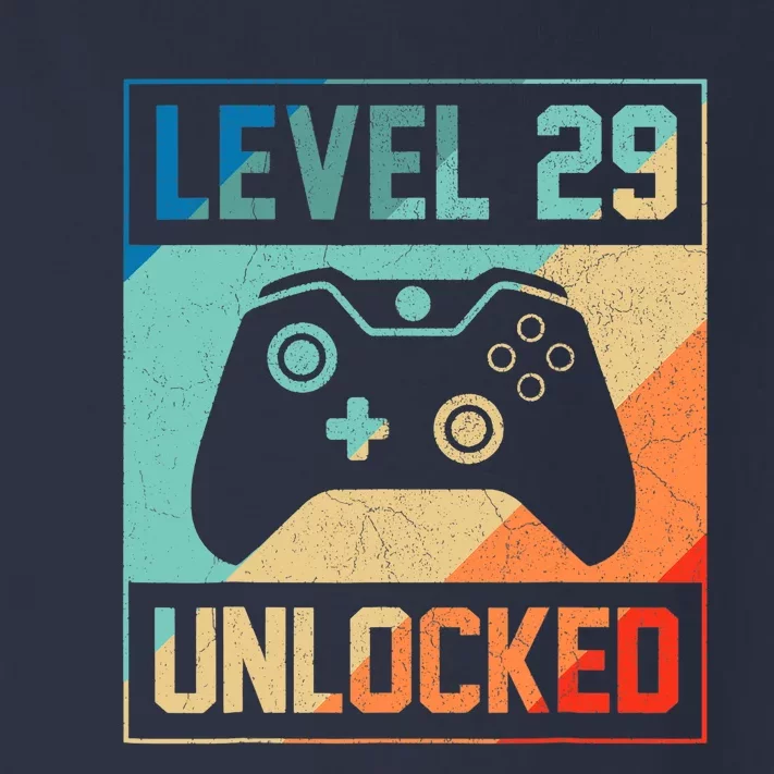 Level 29 Unlocked Video Gamer 29th Birthday Gifts Tee Toddler Long Sleeve Shirt