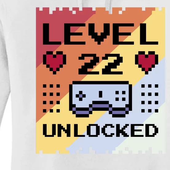 Level 22 Unlocked Birthday Women's Pullover Hoodie