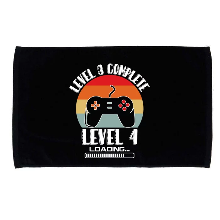 Level 3 Complete Level 4 Loading Vintage Birthday Video Game Microfiber Hand Towel