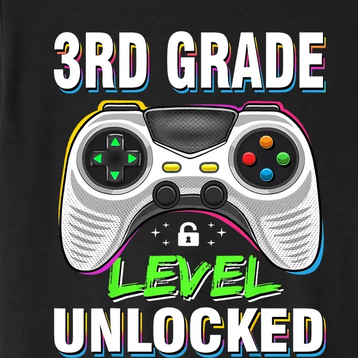 Level 3rd Grade Unlocked Back To School First Day Boy Girl ChromaSoft Performance T-Shirt