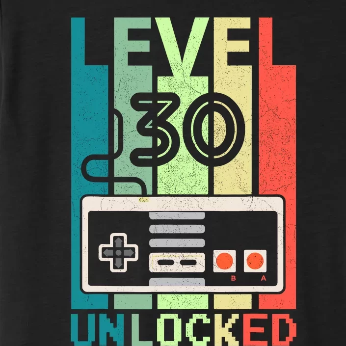 Level 30 Unlocked Video Gamer 30th Birthday Gifts ChromaSoft Performance T-Shirt