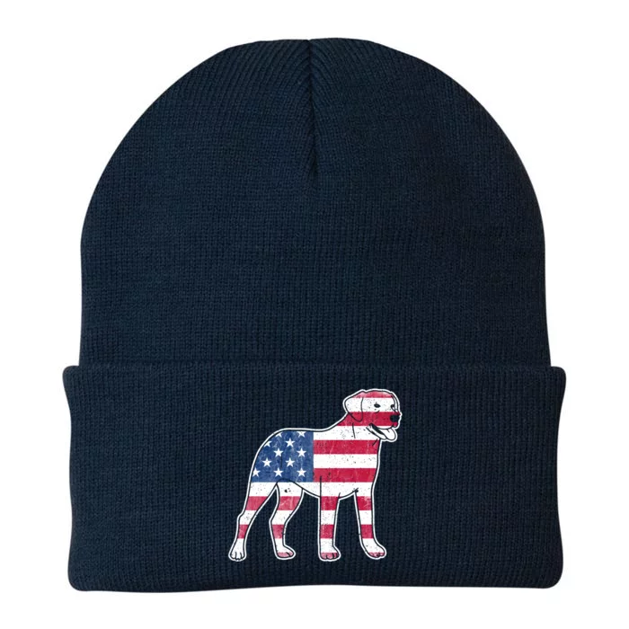 Labrador 4th Of July Dog Lover Patriotic Us American Flag Gift Knit Cap Winter Beanie