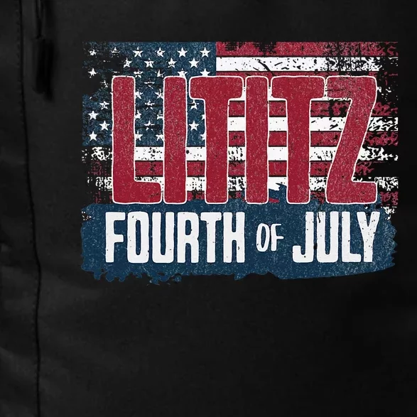 Lititz 4th Of July Flag Daily Commute Backpack