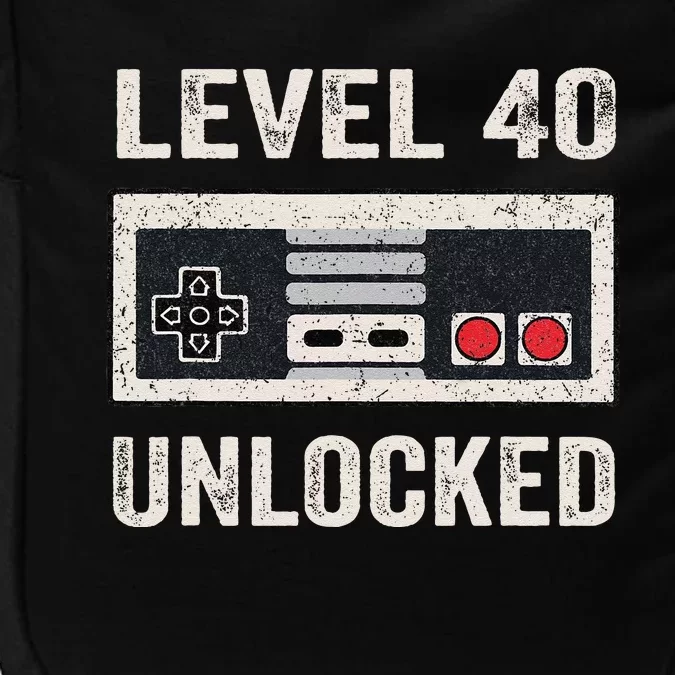 Level 40 Unlocked Video Gamer 40th Birthday Gifts Impact Tech Backpack