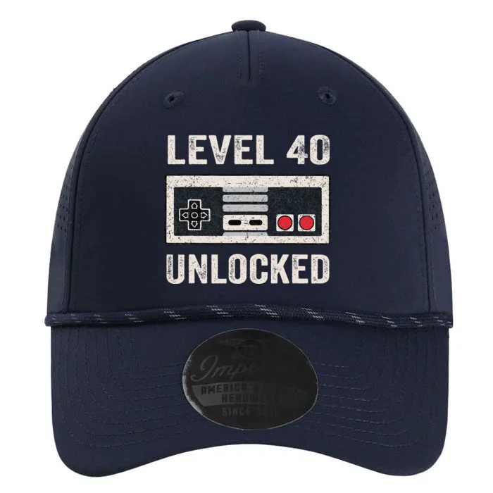 Level 40 Unlocked Video Gamer 40th Birthday Gifts Performance The Dyno Cap