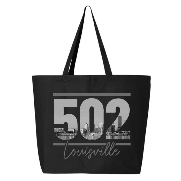 Louisville 502 Area Code Skyline Kentucky Pride 25L Jumbo Tote