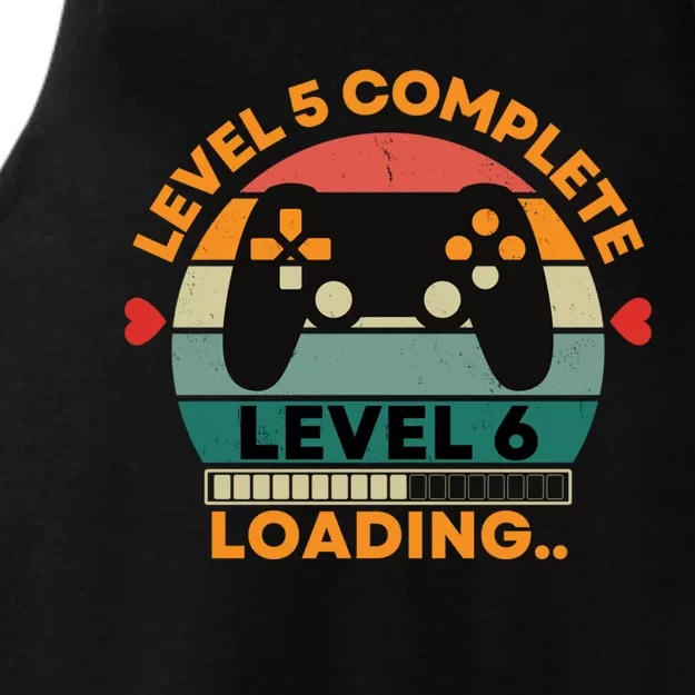 Level 5 Complete Level 6 Loading 5th Wedding Anniversary Gift Ladies Tri-Blend Wicking Tank