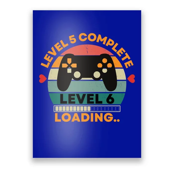 Level 5 Complete Level 6 Loading 5th Wedding Anniversary Gift Poster