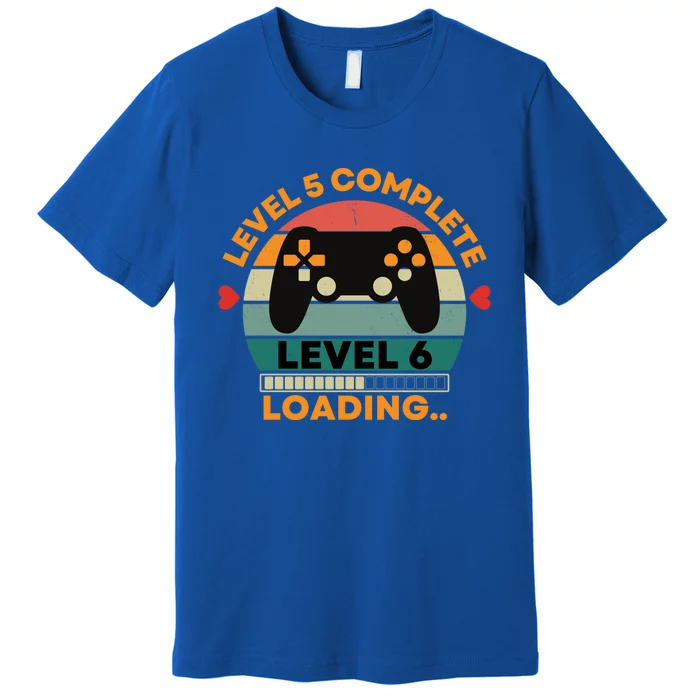 Level 5 Complete Level 6 Loading 5th Wedding Anniversary Gift Premium T-Shirt