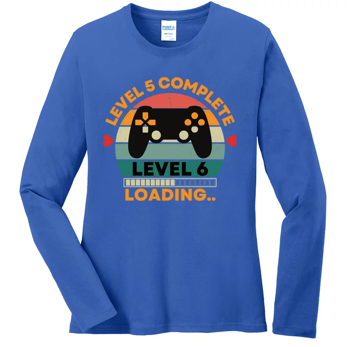 Level 5 Complete Level 6 Loading 5th Wedding Anniversary Gift Ladies Long Sleeve Shirt