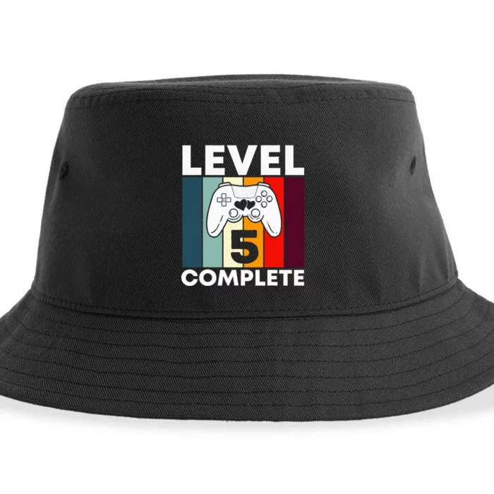 Level 5 Complete 5th Year Wedding Anniversary Gift For Him Sustainable Bucket Hat