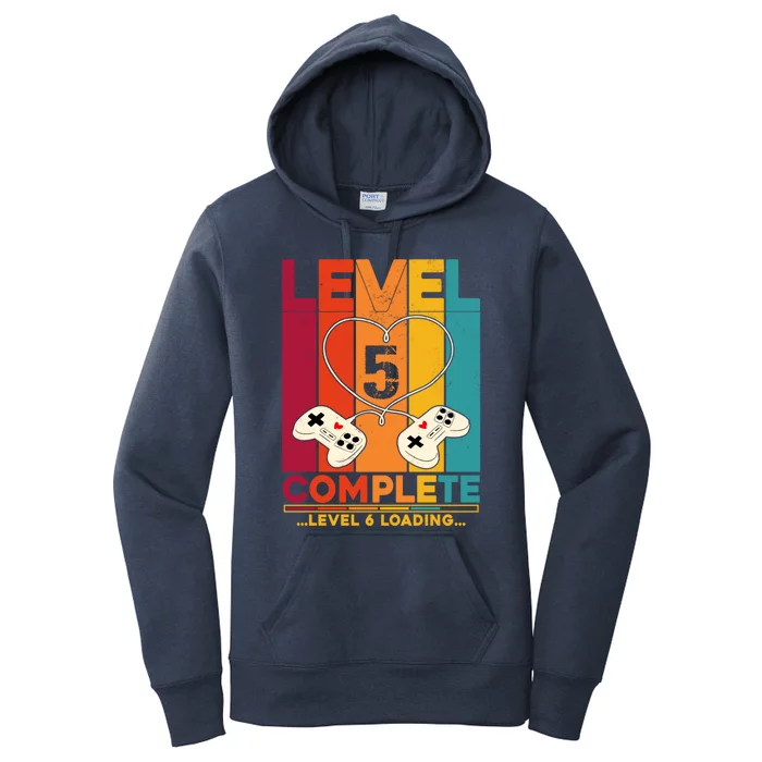 Level 5 Complete Level 6 Loading Video Gamer Anniversary Gift Women's Pullover Hoodie