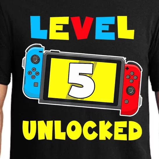 Level 5 Unlocked 5th Birthday Video Game 5 Year Old Pajama Set