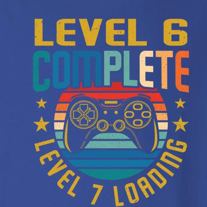 Level 6 Complete Level 7 Loading 6th Birthday Video Gamer Funny Gift Toddler Long Sleeve Shirt