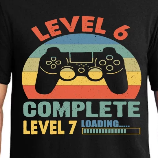 Level 6 Complete Level 7 Loading 6th Birthday Video Gamer Gift Pajama Set