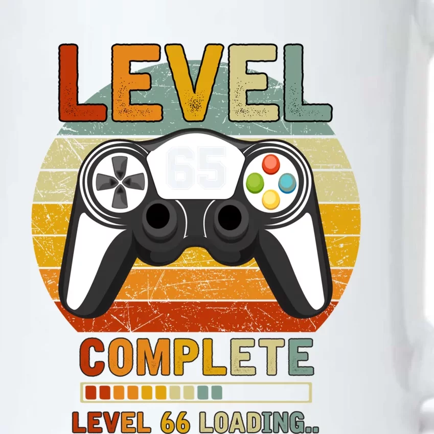 Level 65 Complete Level 66 Loading Gamers 65th Birthday Gift Black Color Changing Mug