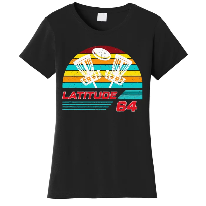 Latitude 64 Disc Golf Retro Vintage Women's T-Shirt