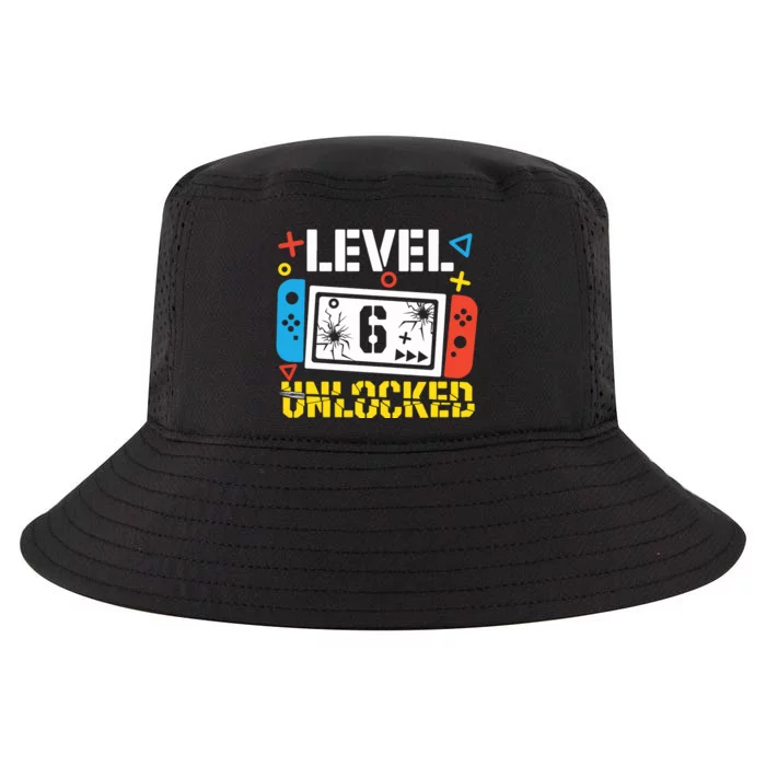 Level 6 Unlocked Gamer Birthday Cool Comfort Performance Bucket Hat