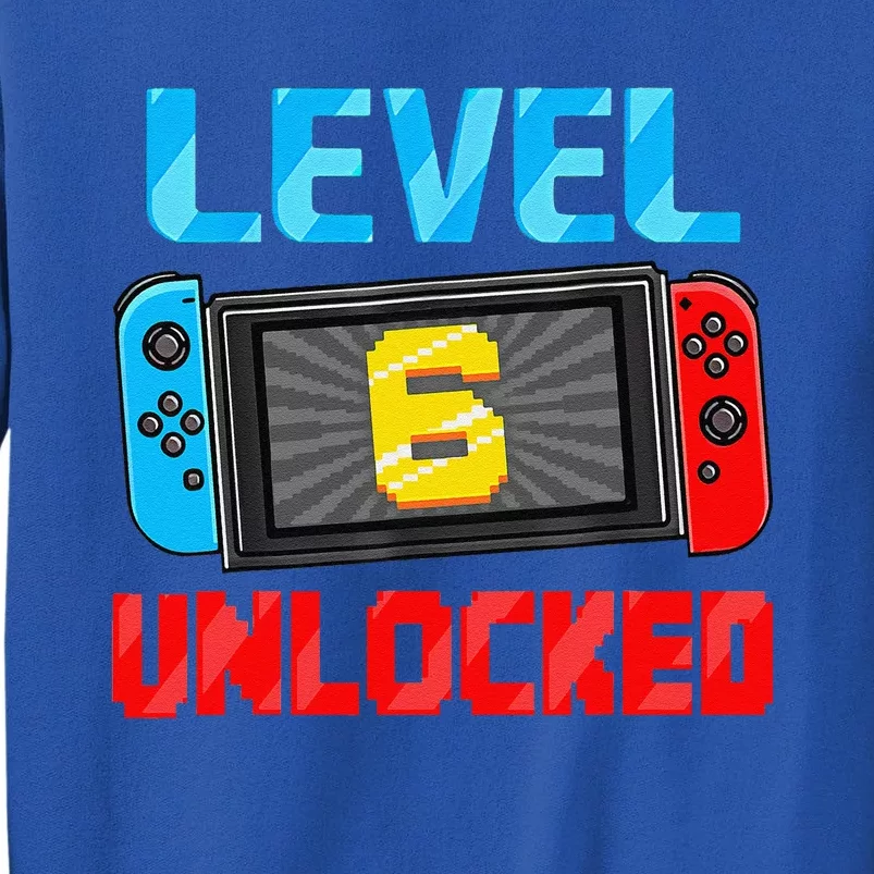 Level 6 Unlocked Gamer 6th Birthday Gift Video Game Sweatshirt