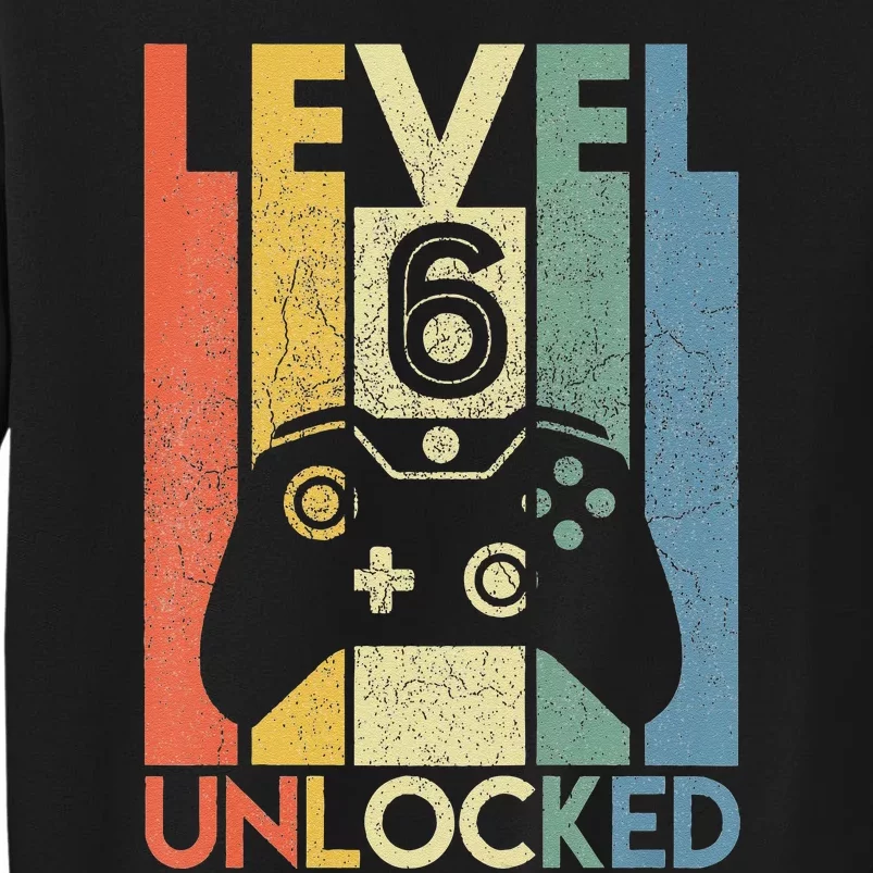 Level 6 Unlocked Funny Video Gamer 6th Birthday Gift Sweatshirt