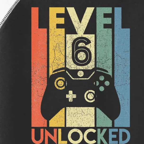 Level 6 Unlocked Funny Video Gamer 6th Birthday Gift Toddler Fine Jersey T-Shirt