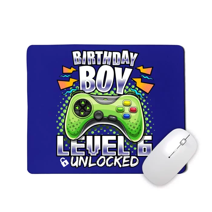 Level 6 Unlocked Video Game 6th Birthday Gamer Gift Boys Gift Mousepad