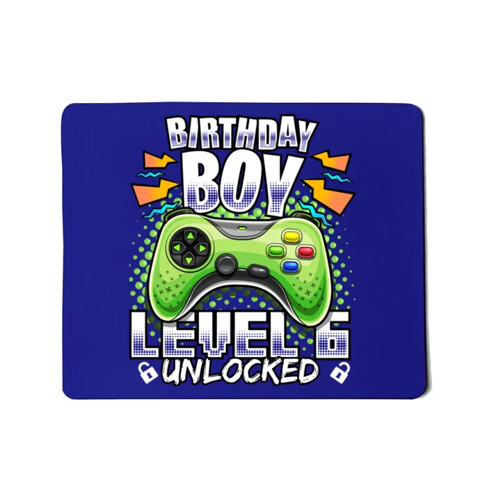 Level 6 Unlocked Video Game 6th Birthday Gamer Gift Boys Gift Mousepad