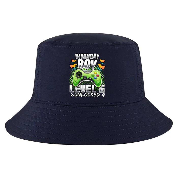 Level 6 Unlocked Video Game 6th Birthday Gamer Gift Boys Gift Cool Comfort Performance Bucket Hat