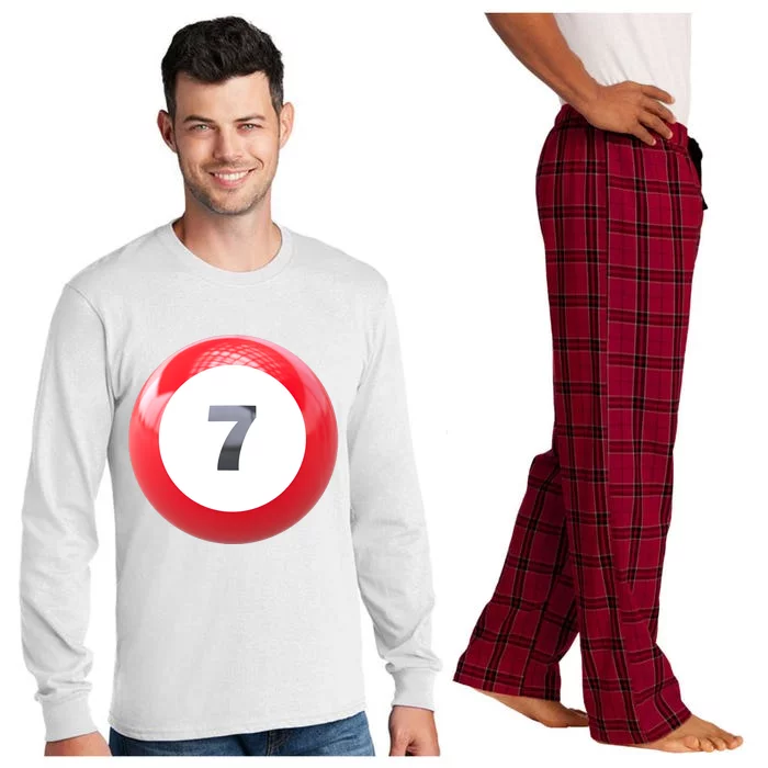 Lucky 7 Ball Long Sleeve Pajama Set