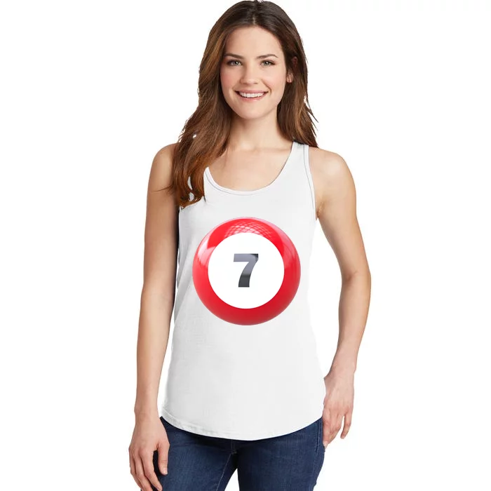 Lucky 7 Ball Ladies Essential Tank