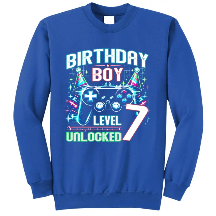 Level 7 Unlocked Birthday Gamer Video Game Party Gift Sweatshirt