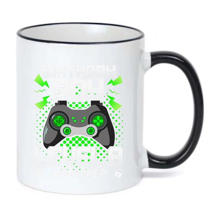 Level 8 Unlocked Gamer 8th Birthday Gift Video Game Lovers Cute Black Color Changing Mug