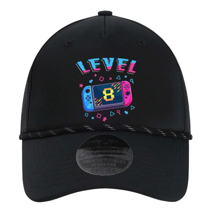 Level 8 Unlocked Gamer 8th Birthday Gift Video Game Lovers Performance The Dyno Cap