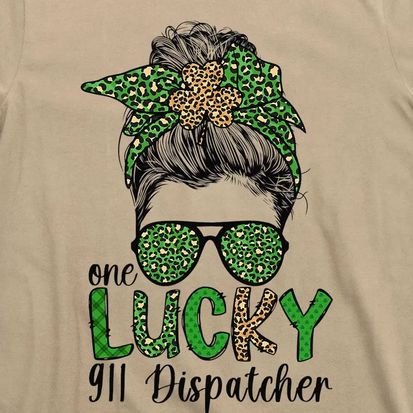 Lucky 911 Dispatcher St. Patrick's Day 911 Operator T-Shirt