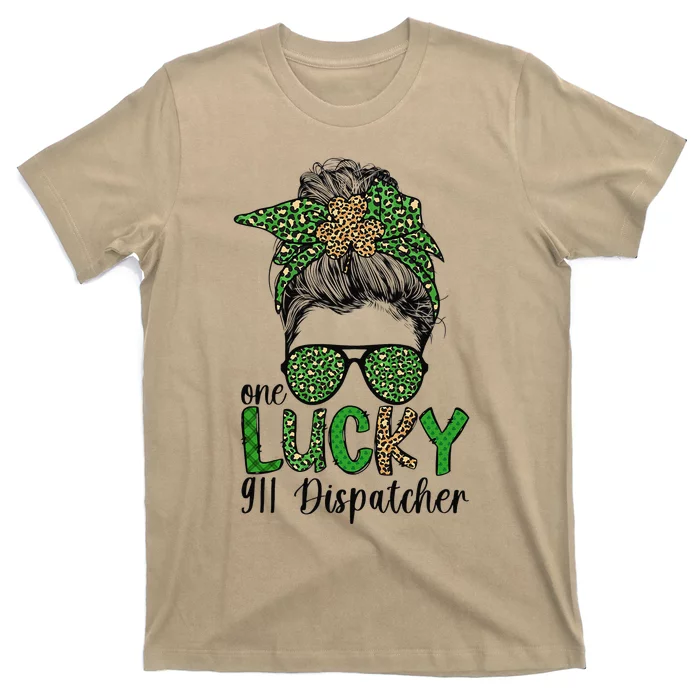 Lucky 911 Dispatcher St. Patrick's Day 911 Operator T-Shirt